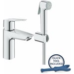 Grohe - QuickFix Start - Mitigeur de lavabo avec douchette de bidet, chrome 23123003