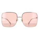 Jimmy Choo Square Womens Copper Gold Nude Pink Flash Silver Mirror ALIANA/S Metal - One Size