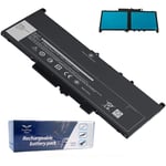 Batterie J60J5 pour Dell Latitude E7270 E7470 Dell Batterie Modell MC34Y 1W2Y2 242WD 0J60J5 7.6V 55Wh