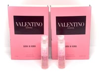 VALENTINO DONNA BORN IN ROMA 2 X  1.2ml EDP MINI SPRAY