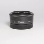 Canon Used EF-M 22mm f/2 STM Pancake Lens