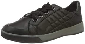 ARA Femme Rome Basket, Noir, 36.5 EU