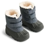 Wheat Garçon Kinder Unisex Winterschuh Thy Gefüttert und Warm Raquette à Neige, Bleu Marine (1432), 32 EU