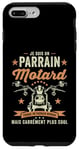 Coque pour iPhone 7 Plus/8 Plus Motard Parrain Moto Humour idée Cadeau Motorcycle Retraite