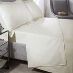 Emma Barclay Drap Plat de Luxe en Coton égyptien 200 Fils/cm² - Crème - Super King Size