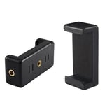 2Psc Durable Moblie Phone Clip Mount Clamp Clip for Mobile Broadcast Bracket