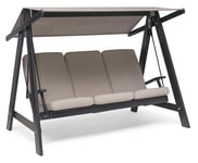 Hillerstorp Aspö hammock Orkangrå/Beige 208 x 126 cm