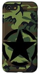 iPhone SE (2020) / 7 / 8 Army Star CAMO Camouflage Forest Green Military Case