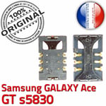 ORIGINAL Samsung Galaxy Ace GT s5830 Connecteur Carte SIM à souder Lecteur SLOT