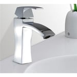 Robinet mitigeur vasque lavabo a poser design cubique moderne