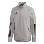 Adidas Men's Condivo 20 Allweather Jacket, team mid grey/Black, 4XL