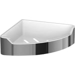 Schulte - Tablette de douche murale, étagère d'angle salle de bain, 29,3 x 22 x 6,5 cm, inox chromé