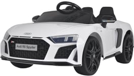 Audi R8 Spyder Elbil, Hvid, El bil til børn