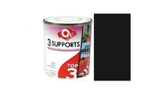 PEINTURE 3 EN 1 BOIS FER MATERIAUX MICROPOREUSE ANTIROUILLE OXYTOL NOIR 0.5L