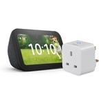 Echo Show 5 (3rd generation) | Charcoal + Sengled Smart Plug, Works with Alexa - Smart Home Starter Kit