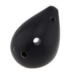 GXFCQKDSZX Ocarina 6 Hole High Pitched Tonec Ceramic Black Pottery With Sling Ocarina Instrument