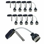 10 X GU10 Socle Incl. Bloc de Connexion Monture pour LED Et Halogène Céramique