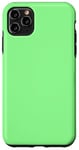 iPhone 11 Pro Max Simple Mint Green Color Case