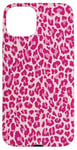 iPhone 15 Plus Pink Leopard Cheetah Print Phone Case Animal For Women Cute Case