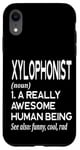 Coque pour iPhone XR Définition du lecteur de xylophone drôle - Xylophoniste