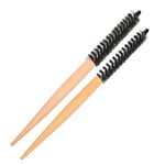 Small Round Hair Brush Hairdressing Comb Hair Curler Brush Makeup Comb Teasi FST