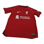 Nike Liverpool FC 2022/23 Home Shirt Size S / 8-9Y / 26-27" Chest DJ7862-609