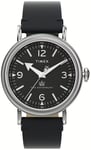 Timex TW2W20200 The Waterbury Musta/Nahka Ø40 mm