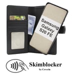 Skimblocker Samsung Galaxy S20 FE 5G Magnet Plånboksfodral Lila