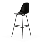 Vitra Eames Plastic Stool RE barpall High Black-black