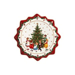 Villeroy & Boch - Toy’s Fantasy, coupe ovale grande, Père Noël et enfants, 30,5 x 20 x 5cm, Porcelain Premium, multicolore