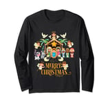 Christmas Nativity True Story Nativity Scene Long Sleeve T-Shirt