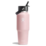 Hydroflask 32 oz Wide Mouth Travel Bottle m/Flex Straw Cap Trillium, 32OZ