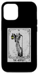 iPhone 12/12 Pro Vintage The Hermit Tarot Card Gothic Retro Mystic Occult Men Case