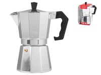 Home Express Aluminum Coffee Maker Hot Coffee Cups 6