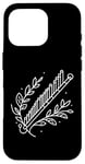 Coque pour iPhone 16 Pro Pan Flûtes Line Art For Musiciens Pan Flûte