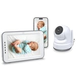 ELRO BC4000 Baby Monitor Royale Full HD Babyphone avec écran tactile 12,7 cm et application