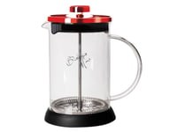 Berlinger Haus Bh/1496, Fransk Press, 0,35 L, Burgundisk, Transparent, Glas, Silikon, Rostfritt Stål, 1 Styck