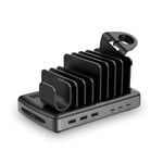 Laddare - Lindy nätadapter - 73436 - 6-portars USB Laddstation, 160W