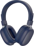 Casque Bluetooth Sans Fil Enfant,Casque Audio Avec Jack,Casque Bluetooth 5.4 Pliable,Volume Limite 85/94Db,50 Heures De Travail,Reglable,Headphones Sans Fil Pour Etude,Voyage(Bleu)