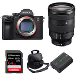 Sony ALPHA 7R III + FE 24-105 mm F4 G OSS + SanDisk 64GB Extreme PRO 170 MB/s + Sony NP-FZ100 + Sac | Garantie 2 ans