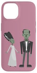 iPhone 14 happy valentines bride frankenstein monster creepy spooky Case