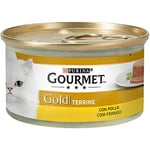 Pâté humide pour chats Purina Gourmet Gold, avec poulet - 1 boîte de 85 g chacune