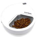 Cat Mate C300 Mangeoire automatique à 3 bols avec minuterie numérique, pour chats et petits chiens, pour aliments humides et secs pour animaux de compagnie, jusqu'à 330 g dans chaque bol