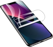 Protection D'écran Compatible Avec Iphone 13 Et Iphone 13 Pro, 3d Tpu Film Hydrogel Flexible [Pas Verre Trempé][Haute Sensibilité][Transparent Hd]