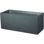 Jardinière Graphit - Anthracite - 99.5x39.5x43.5cm 98l - Eda Plastiques - Intérieur Et Extérieur