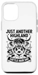 Coque pour iPhone 13 Pro Just Another Highland Cattle Hair Day Éleveur de bovins Vache