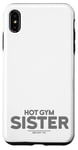 Coque pour iPhone XS Max Hot Gym Sister Gris Bodybuilding Fitness Entraînement Femmes Gym