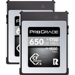 ProGrade Digital 650GB CFexpress 20 Type B Cobalt Memory Card 2-Pack