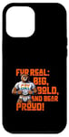 Coque pour iPhone 12 Pro Max Cadeau amusant Gay Bear Pride – Grand et fier LGBT pour homme