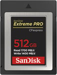 SanDisk CFexpress Extreme Pro 1700 Mt / s - 512 gt